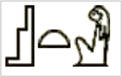 Hieroglyphen für Isis