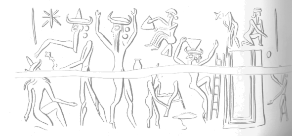 David tanzt vor der Lade